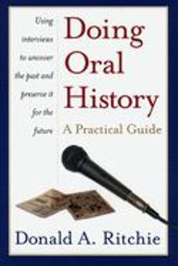 Doing Oral History 2nd 9780195154344 Front Cover