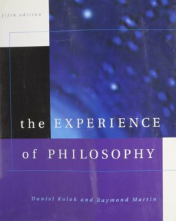 The Experience of Philosophy The Experience of Philosophy