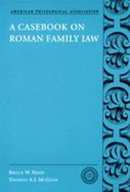 Casebook on Roman Family Law  9780195161861 Front Cover