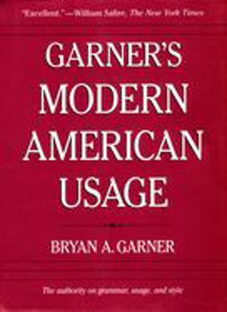 Garner's Modern American Usage 2nd 9780195161915 Front Cover