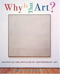 Why Is That Art? Aesthetics and Criticism of Contemporary Art  9780195167429 Front Cover