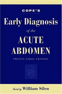 Cope's Early Diagnosis of the Acute Abdomen 221st 9780195175462 Front Cover