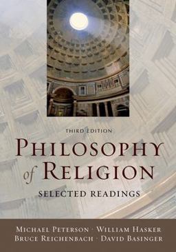 Philosophy of Religion Selected Readings 3rd 9780195188295 Front Cover