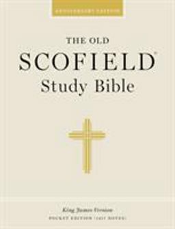 Old Scofieldï¿½ Study Bible, KJV, Pocket Edition  9780195271270 Front Cover