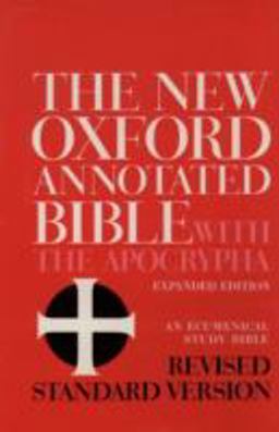 New Oxford Annotated Bible with the Apocrypha, Revised Standard Version, Expanded Ed  9780195283358 Front Cover