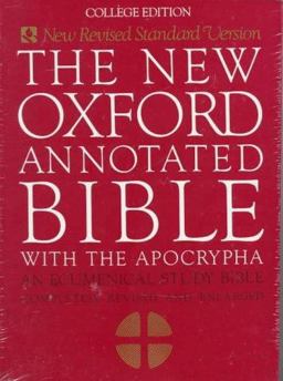 New Oxford Annotated Bible with the Apocrypha, New Revised Standard Version  9780195284119 Front Cover