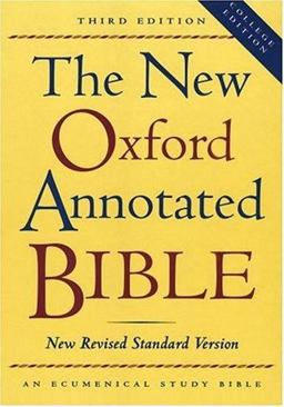 The New Oxford Annotated Bible: Third Edition, New Revised Standard Version