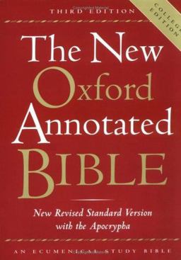 New Oxford Annotated Bible with the Apocrypha, Third Edition, New Revised Standard Version 3rd 9780195284850 Front Cover