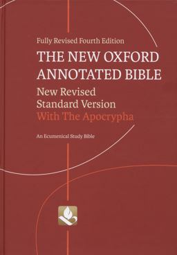 New Oxford Annotated Bible with Apocrypha New Revised Standard Version 4th 9780195289558 Front Cover