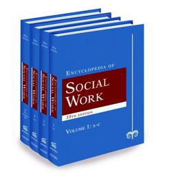 Encyclopedia of Social Work Four-Volume Set 20th 9780195306613 Front Cover