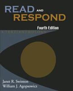 Read and Respond A Text / Anthology 4th 9780195330106 Front Cover
