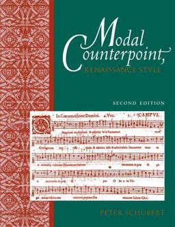 Modal Counterpoint Renaissance Style 2nd 9780195331943 Front Cover