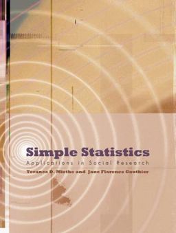 Simple Statistics Applications in Social Research  9780195332544 Front Cover