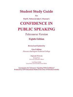 Student Study Guide for Confidence in Public Speaking