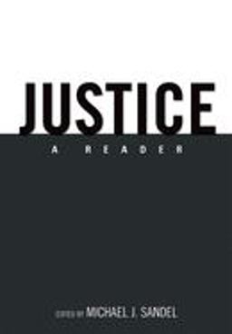 Justice A Reader  9780195335125 Front Cover