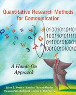 Quantitative Research Methods for Communication A Hands-On Approach  9780195337471 Front Cover