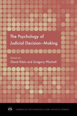 Psychology of Judicial Decision Making  9780195367584 Front Cover