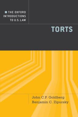 Torts  9780195373974 Front Cover