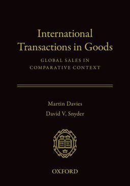International Transactions in Goods