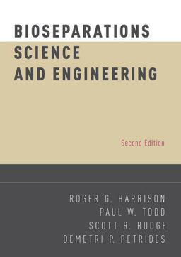 Bioseparations Science and Engineering 2nd 9780195391817 Front Cover