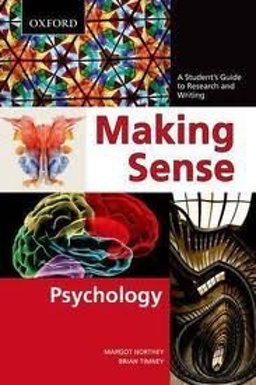 Making Sense in Psychology and the Life Sciences Making Sense in Psychology and the Life Sciences