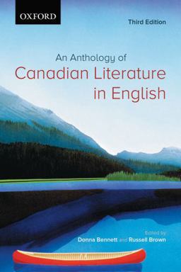 Anthology of Canadian Literature in English 3rd 9780195427813 Front Cover