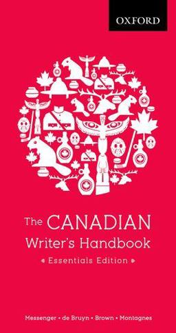 Canadian Writer's Handbook, Essential Edition  9780195430394 Front Cover
