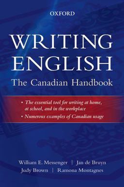 Writing English The Canadian Handbook  9780195446586 Front Cover