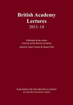 British Academy Lectures 2013-14