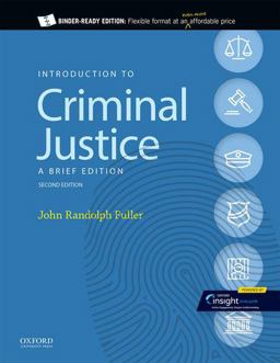 Introduction to Criminal Justice A Brief Edition 2nd 9780197504055 Front Cover