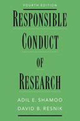 Responsible Conduct of Research 4th 9780197547090 Front Cover