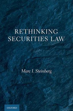 Rethinking Securities Law Rethinking Securities Law