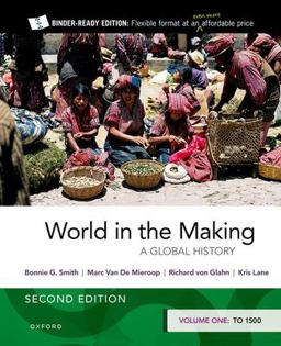 World in the Making Volume One To 1500 2nd 9780197608296 Front Cover