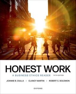 Honest Work A Business Ethics Reader 5th 9780197617052 Front Cover