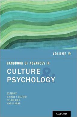Handbook of Advances in Culture and Psychology Volume 9  9780197631676 Front Cover