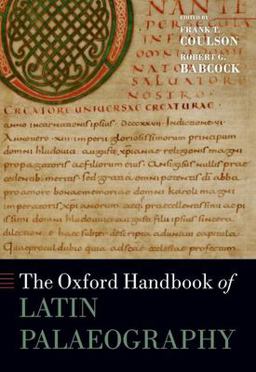     OXFORD HANDBOOK OF LATIN PALAEOGRAP  9780197689707 Front Cover
