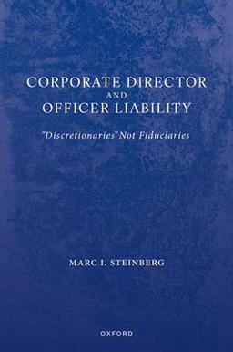 Corporate Director and Officer Liability Corporate Director and Officer Liability