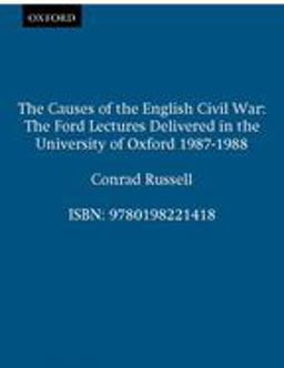 Causes of the English Civil War  9780198221418 Front Cover