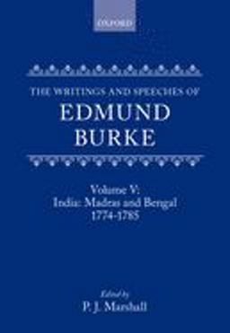 The Writings and Speeches of Edmund Burke