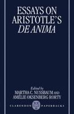 Essays on Aristotle's de Anima  9780198236009 Front Cover