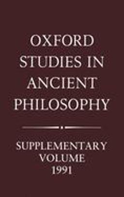 Oxford Studies in Ancient Philosophy