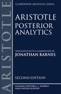 Posterior Analytics 2nd 9780198240891 Front Cover