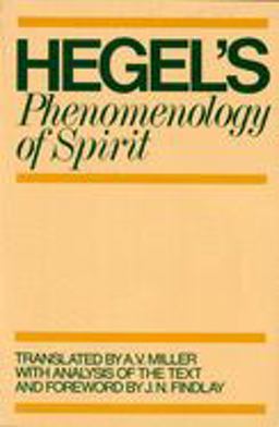 Phenomenology of Spirit  9780198245971 Front Cover