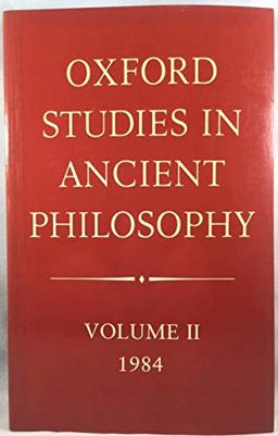 Oxford Studies in Ancient Philosophy