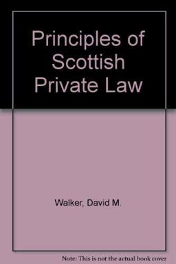 Principles of Scottish Private Law