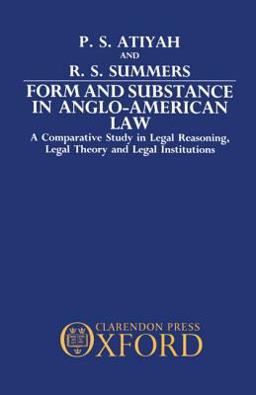 Form and Substance in Anglo-American Law