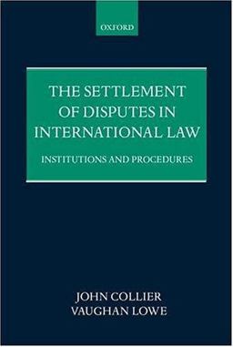 The Settlement of Disputes in International Law