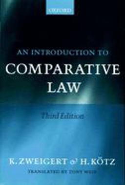 Introduction to Comparative Law 3rd 9780198268598 Front Cover