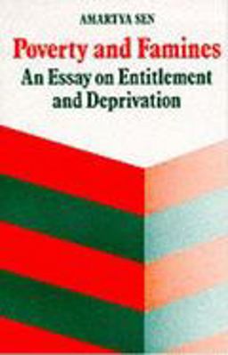 Poverty and Famines An Essay on Entitlement and Deprivation  9780198284635 Front Cover