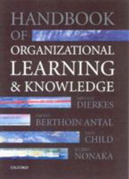 Handbook of Organizational Learning and Knowledge  9780198295822 Front Cover